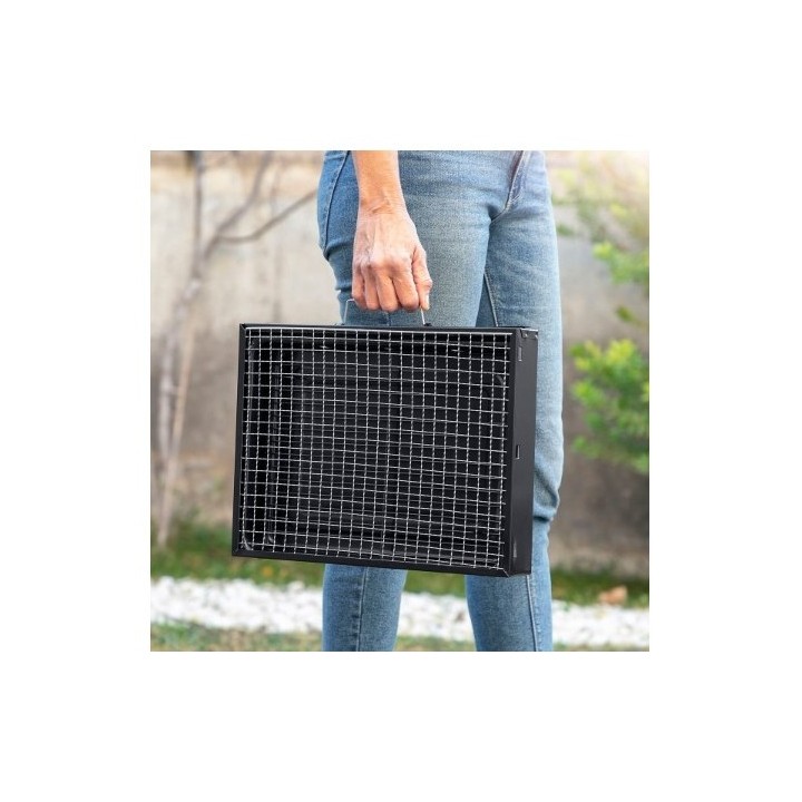 BARBACOA PORTATIL SOBREMESA PLEGABLE HIERRO INNOVAGOODS