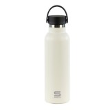 BOTELLA TERMO 600ML ACERO INOXIDABLE BLANCO SAFTA