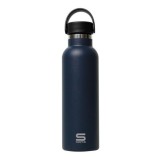 BOTELLA TERMO 600ML ACERO INOXIDABLE NEGRO SAFTA