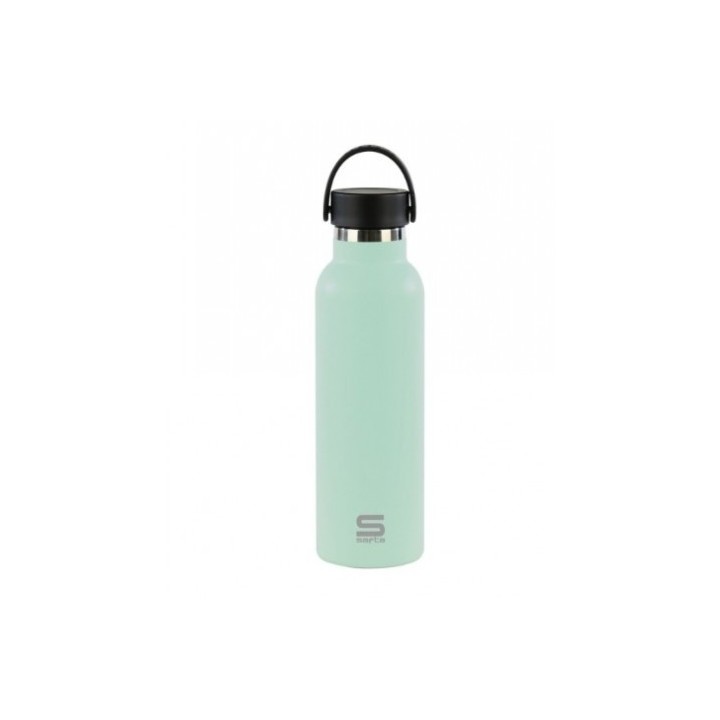 BOTELLA TERMO 600ML ACERO INOXIDABLE VERDE SAFTA