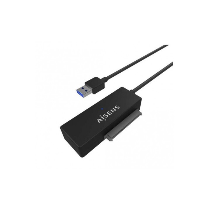 ADAPTADOR SATA A USB-A PARA DISCOS DUROS 2.5" Y 3.5" CON ALIMENTADOR AISENS
