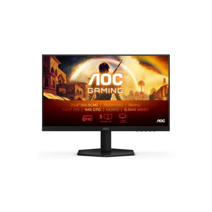 MONITOR 23.8" 1MS | 180HZ | FHD | HDMI | NEGRO 24G42E AOC