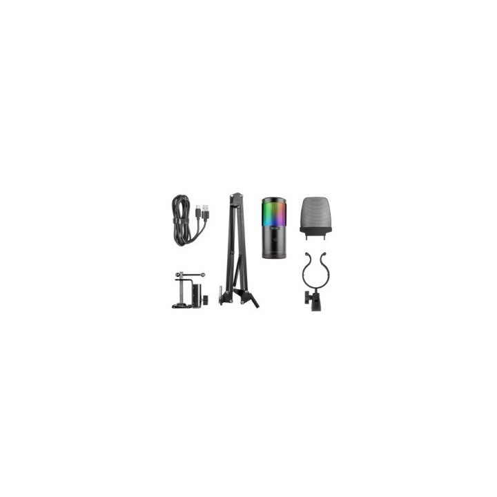 MICROFONO MMICSC NEGRO | BRAZO REGULABLE | RGB | ACCESORIOS | MARS GAMING