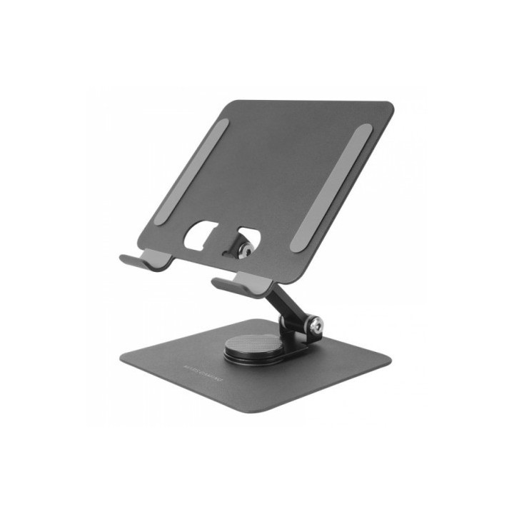 SOPORTE PARA TABLETS EN ACERO 360º NEGRO MARS GAMING