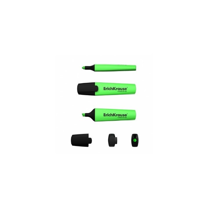 MARCADOR FLUERESCENTE VERDE PUNTA BISELADA ERICHKRAUSE