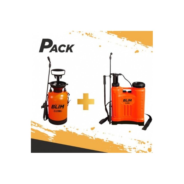 PACK SULFATADORA 18 LITROS + BOMBA 5 LITROS BLIM