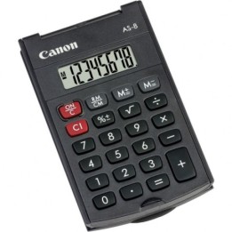 CALCULADORA DE BOLSILLO 8 DIGITOS CON TAPA AS-8 CANON