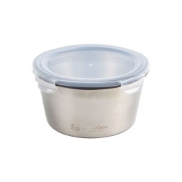 FIAMBRERA ACERO 0.6L REDONDO MICROHORNO STA CLARA