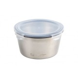 FIAMBRERA ACERO 0.6L REDONDO MICROHORNO STA CLARA