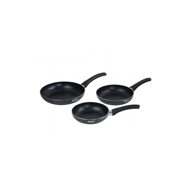 PACK 3 SARTENES ALUMINIO INDUCCION BASIK QUTTIN
