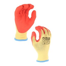 GUANTES DE PROTECCION ALGODON + LATEX TALLA M MADER