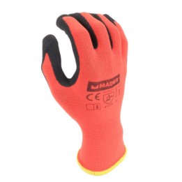 GUANTES DE PROTECCION NYLON + SPANDEX + NITRILO L MADER