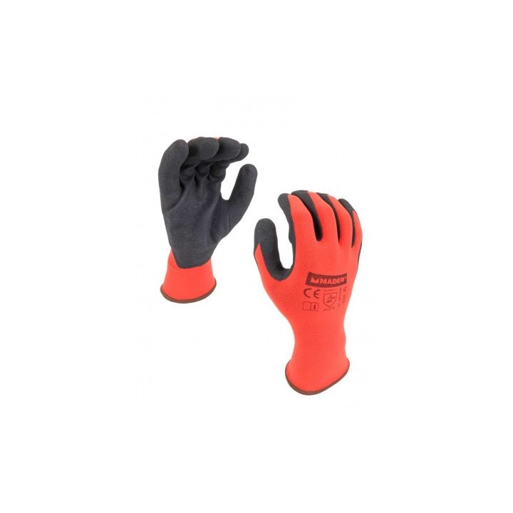 GUANTES DE PROTECCION NYLON + SPANDEX + NITRILO XL MADER