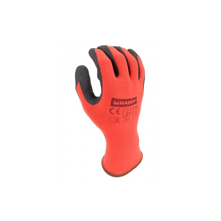 GUANTES DE PROTECCION NYLON + SPANDEX + NITRILO XL MADER