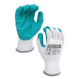 GUANTES DE PROTECCION REVESTIMIENTO DE LATEX TALLA M MADER