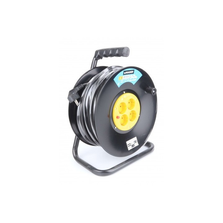ENROLLADOR DE CABLE METALICO 50M 3X2.5MM
