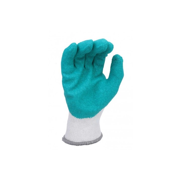 GUANTES DE PROTECCION POLIESTES + LATEX TALLA L MADER
