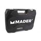 MALETIN LLAVES DE VASO 108PCS 1/4" - 1/2" MADER