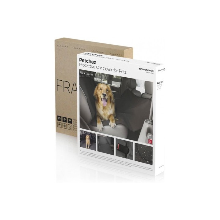 FUNDA PROTECTORA DE COCHE PARA MASCOTAS PETCHEZ INNOVAGOODS