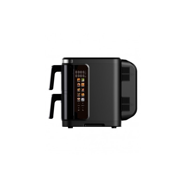 FREIDORA DE AIRE DOBLE COMPARTIMENTO 5.5L + 5.5L 11L JOCCA