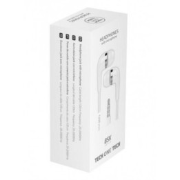 AURICULARES INTRAUDITIVOS CON MICROFONO 3.5 BLANCOS TECH ONE