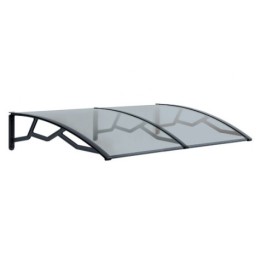 MARQUESINA DOBLE PE100145T POLICARBONATO TRANSPARENTE 965X1435X282 ARTPLAST