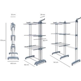 TENDEDERO VERTICAL EXTENSIBLE HASTA 141CM CON RUEDAS INNOVAGOOD