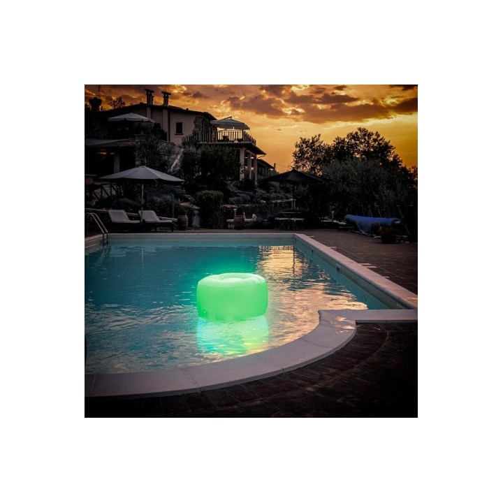 ASIENTO HINCHABLE LED CON MANDO A DISTANCIA |100KG | IP68 | INNOVAGOODS