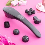 MASAJEADOR DE MANO RECARGABLE CON 5 CABEZALES INNOVAGOODS