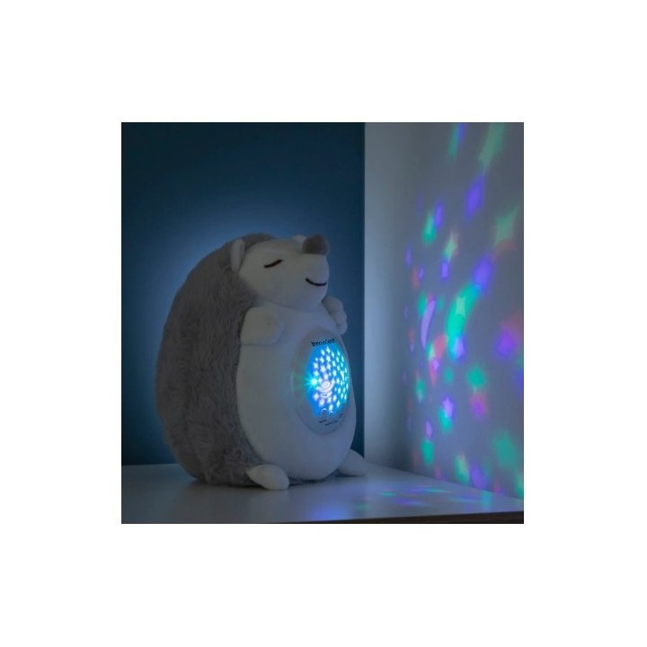 ERIZO DE PELUCHE SPIKEY CON RUIDO BLANO Y QUITAMIEDOS INNOVAGOODS