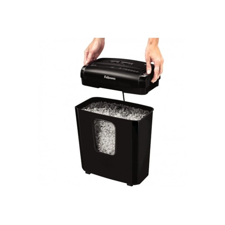 DESTRUCTORA FELLOWES 6M MINICORTE DE 4X12MM NEGRA