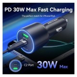 CARGADOR DE COCHE PARA SMARTPHONE | 100W | 2XUSB-C,1USB-A NEGRO VENTION