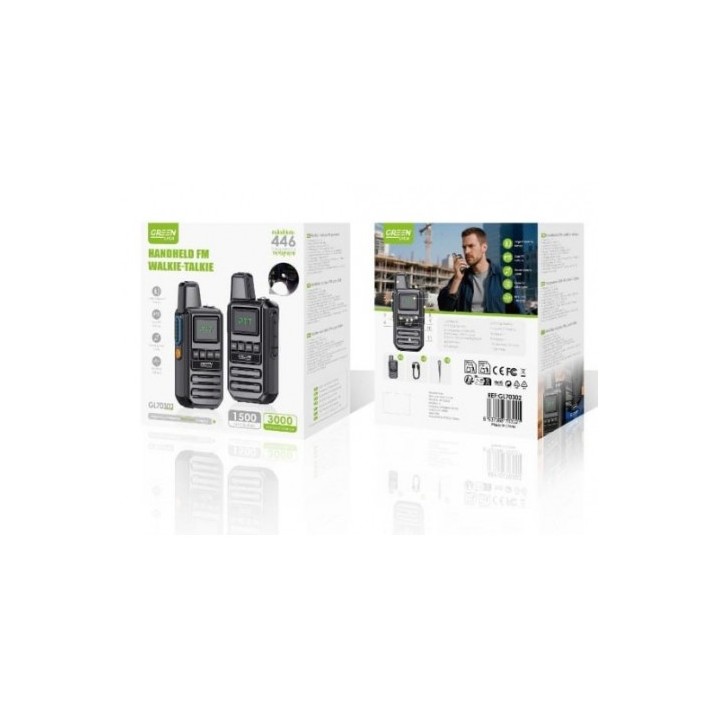 PACK 2 WALKIE-TALKIE GENX 446MHZ 3KM