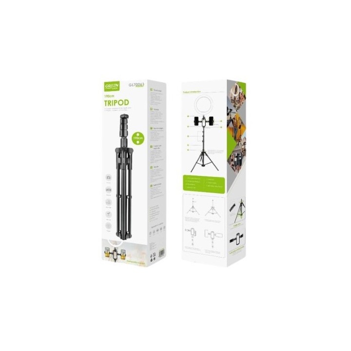 SOPORTE TRIPODE PARA CAMARAS 190CM GREENLYCA