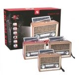RADIO SOLAR - ALTAVOZ BT | USB | TF | FM | AM | SW | LUZ EMERGENCIA GENX