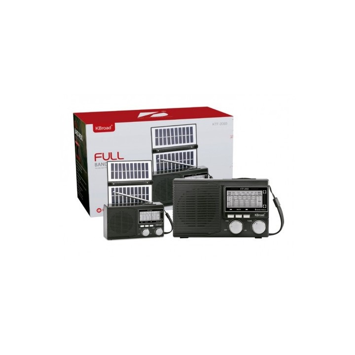 RADIO SOLAR - ALTAVOZ BT | USB | TF | LINEIN | FM | AM | SW