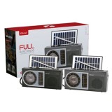 RADIO SOLAR - ALTAVOZ BT | USB | TF | FM | AM | SW | SOLAR PANEL GENX