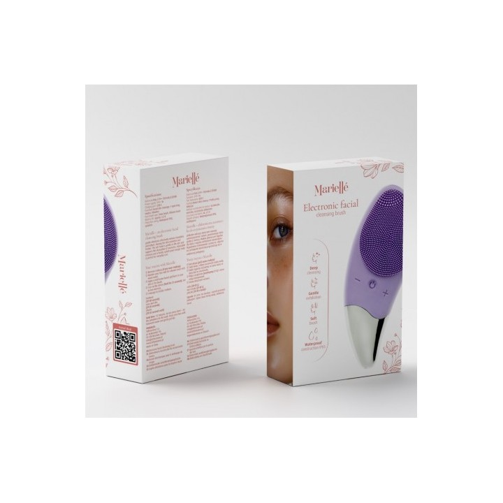 CEPILLO DE LIMPIEZA FACIAL ELECTRONICO MARIELLE MST MORADO