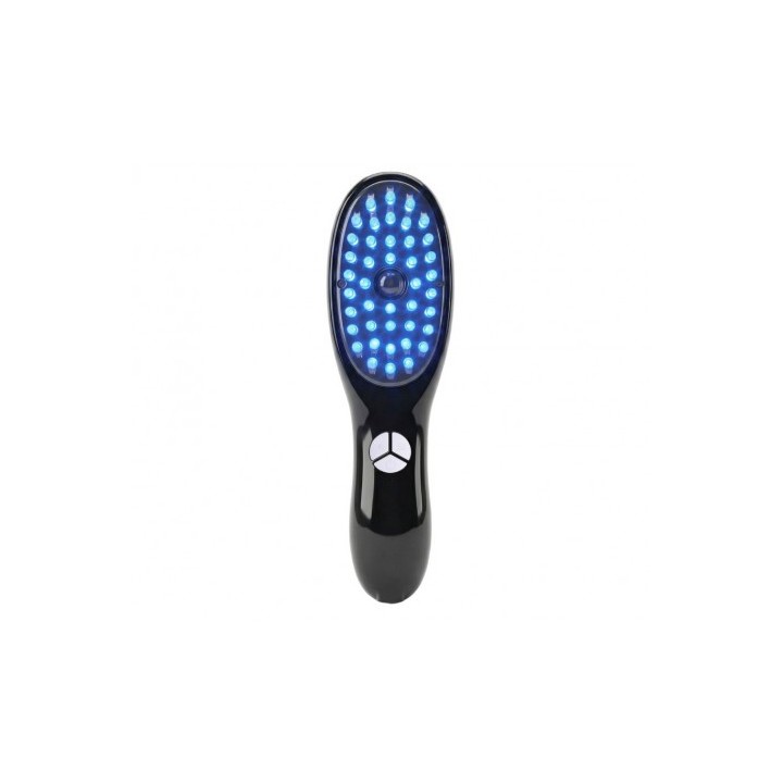 CEPILLO PARA MASAJE DE CABEZA CON FUNCION VAPOR Y LUZ NEGRO MARIELLE