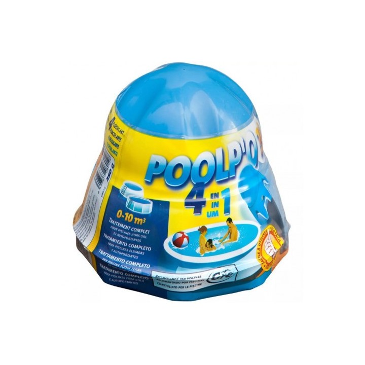 TRATAMIENTO 4 EN 1 250GR PARA PISCINAS HASTA 10M3 GREE