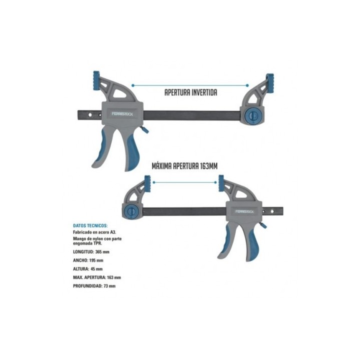 SARGENTO APRIETE 6"/150 MM 2PCS FONTASTOCK