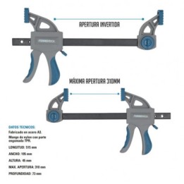 SARGENTO APRIETE 12"/300 MM 2PCS FONTASTOCK