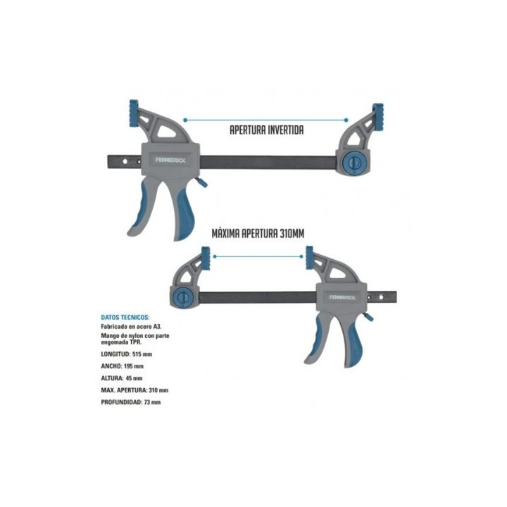 SARGENTO APRIETE 12"/300 MM 2PCS FONTASTOCK