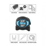FLEXOMETRO SERIE HQ. 8MX25MM DOBLE CARA FONTASTOCK
