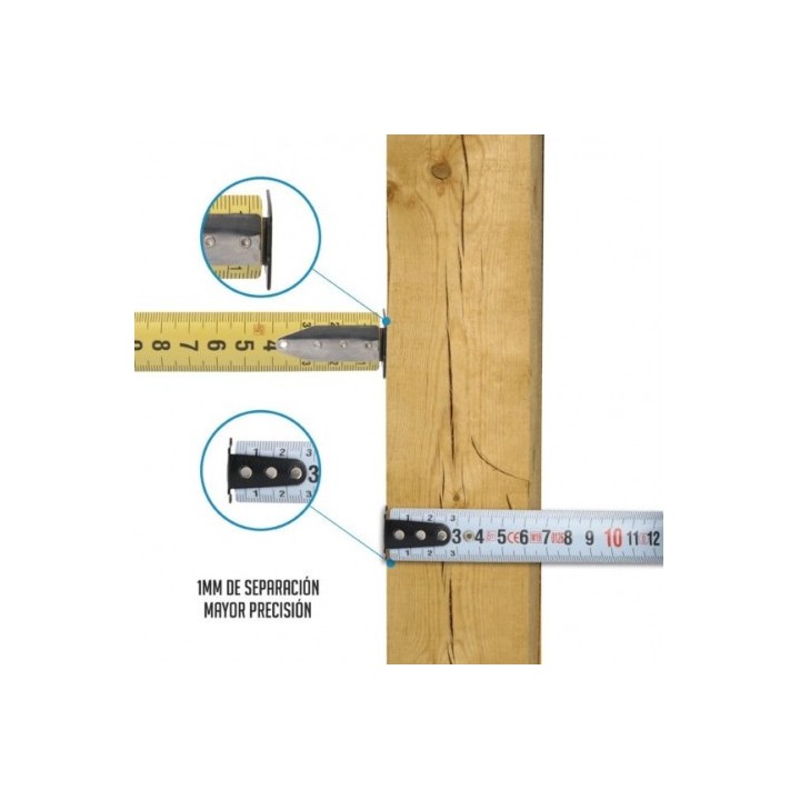 FLEXOMETRO SERIE HQ. 8MX25MM DOBLE CARA FONTASTOCK