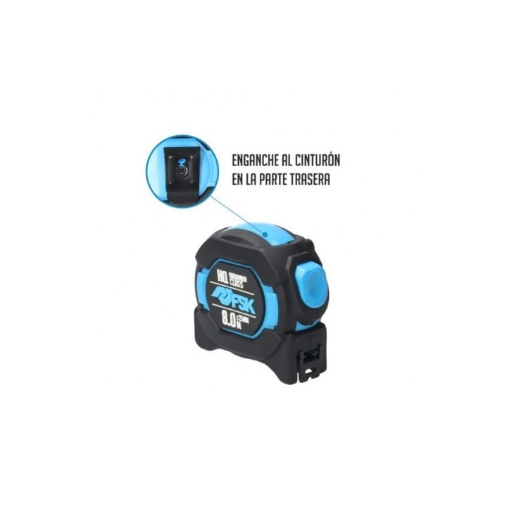 FLEXOMETRO SERIE HQ. 8MX25MM DOBLE CARA FONTASTOCK
