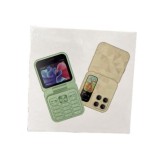 MINI TELEFONO MOVIL CON TAPA VERDE