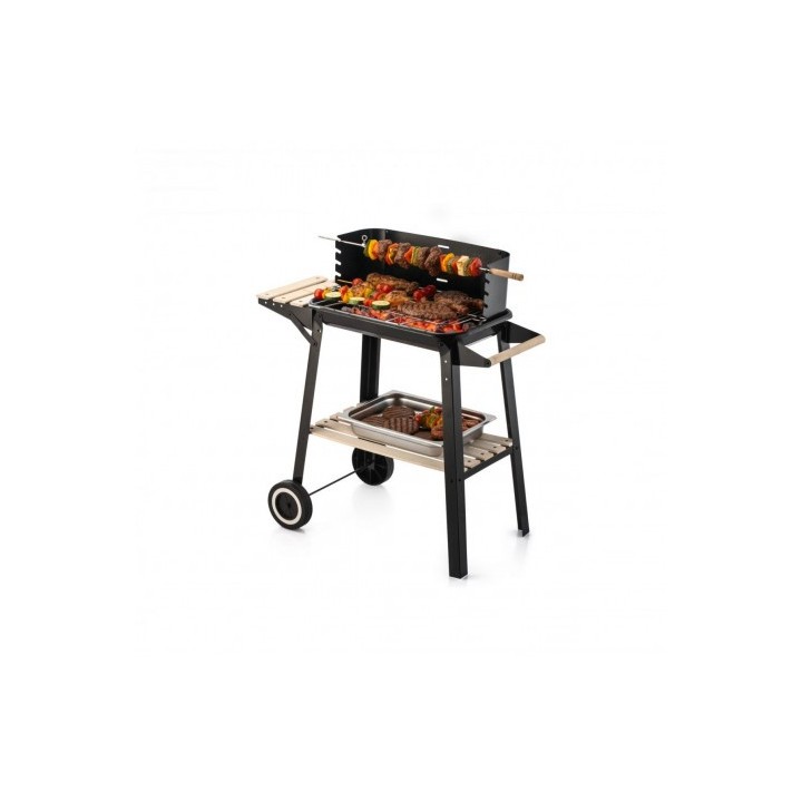 BARBACOA C/RUEDAS 82.3X44.3X84.5CM ALGON