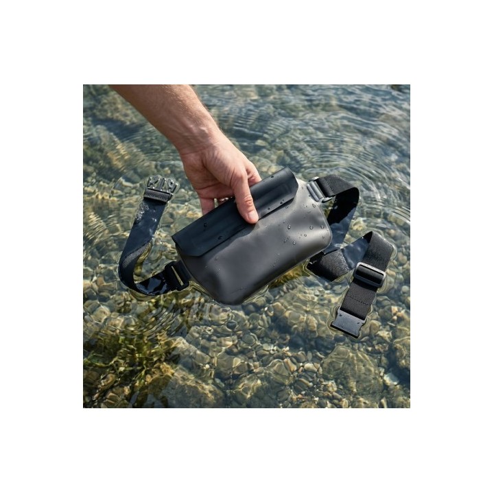 RIÑONERA IMPERMEABLE 7 PULGADAS NEGRO