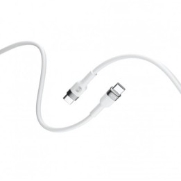 CABLE FLEXIBLE TIPO C A TIPO C 2M 100W FOREVER BLANCO